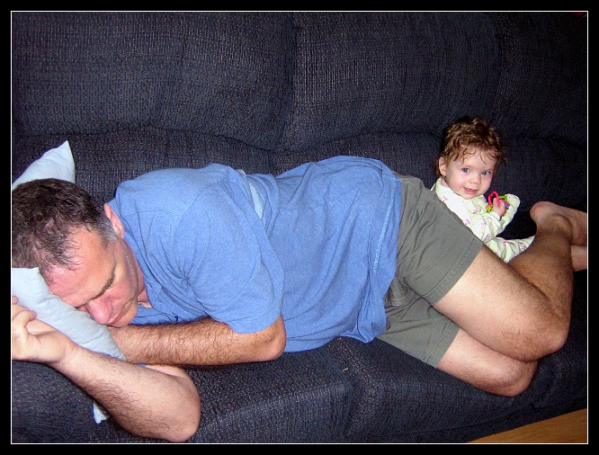 Papa style babysitting